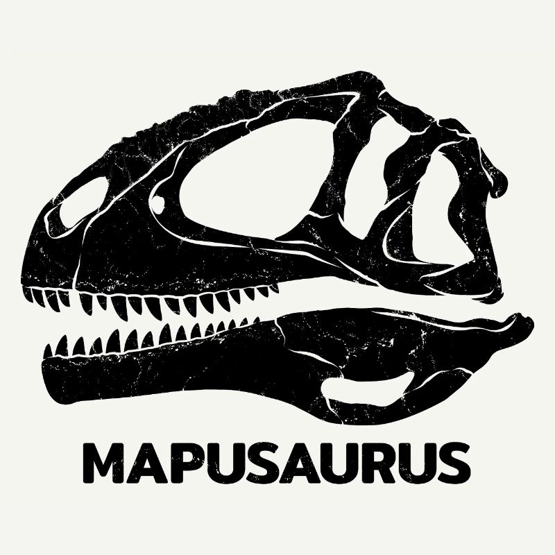 Crâne fossile de Mapusaurus