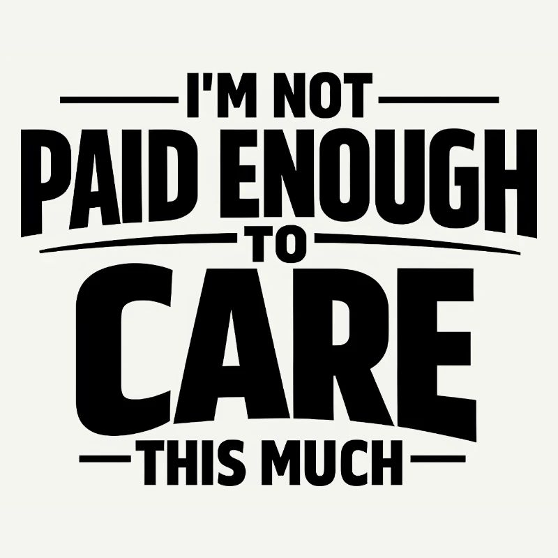 I don't care middle finger statement