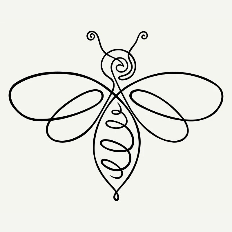 Biene Bienchen One Line