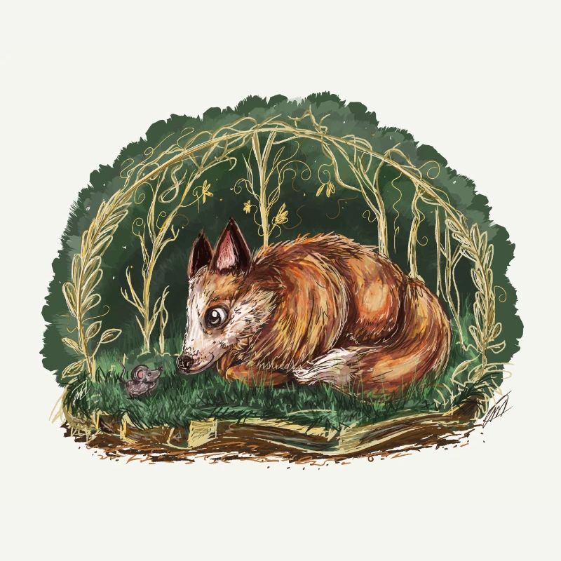 Fox and mouse