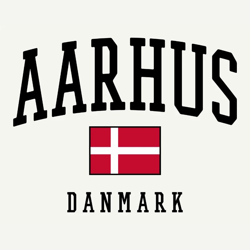 AARHUS DANMARK – Dänemark Flagge Design