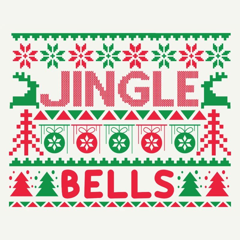 Hässlicher Pullover - Jingle Bells Strickanleitung
