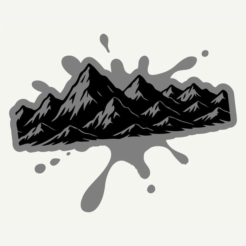Berge Klecks