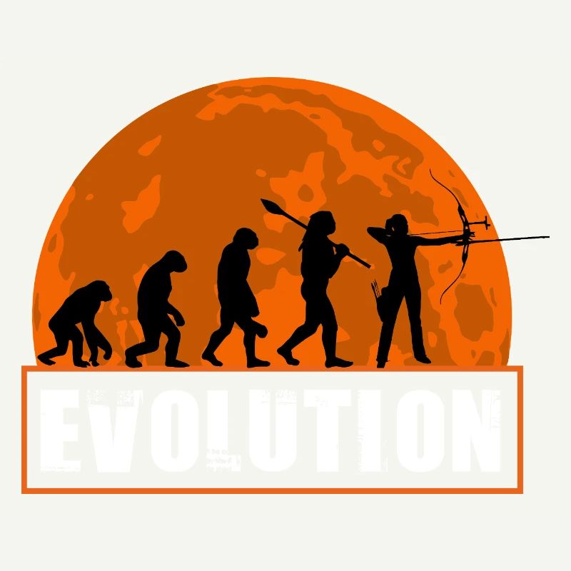 Archy Evolution Hunter Silhouette Rétro Vintage