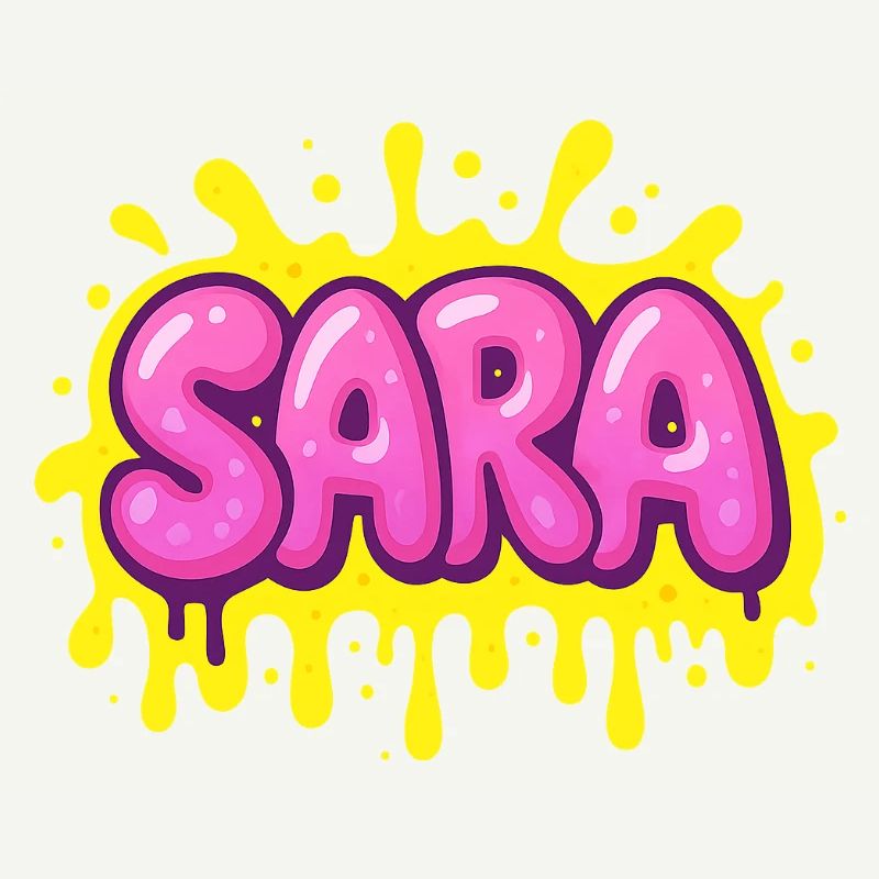 Graffiti SARA Name Gift Ideal Printable