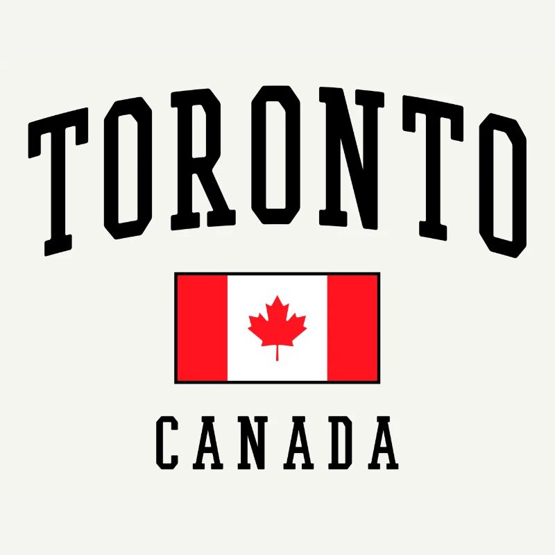 Idée cadeau pour le design du drapeau du Canada à Toronto