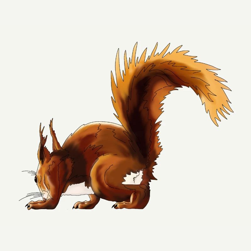 Squirrel Velcro Fall Edition