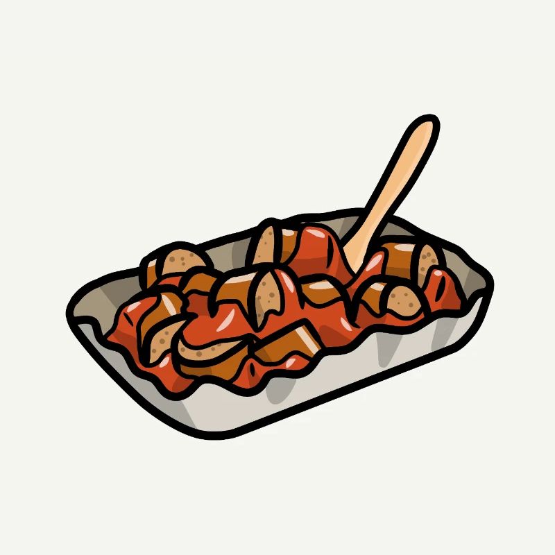 Berlin Currywurst Bratwurst Wurst Curry Grill