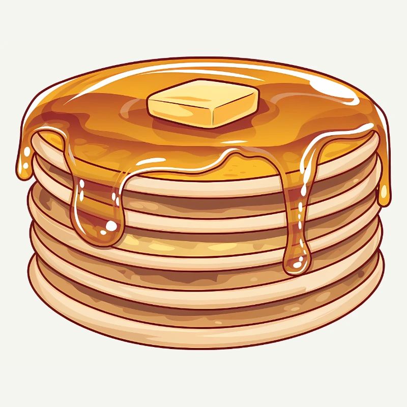 Sweet Classic Pancake Stack