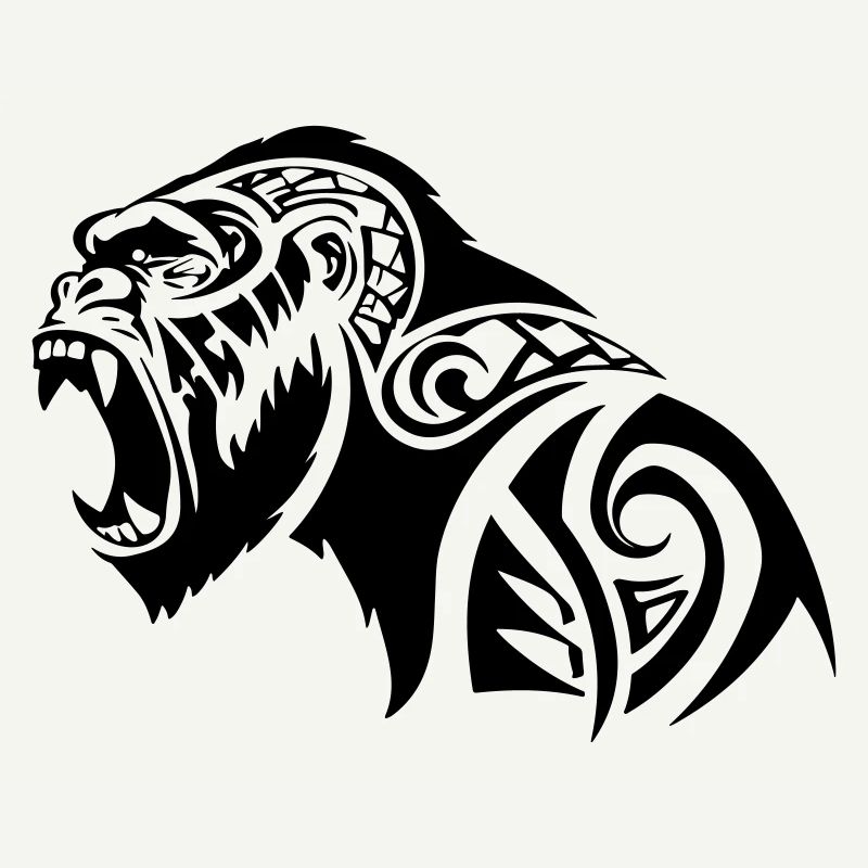 Gorilla Tribal Silverback