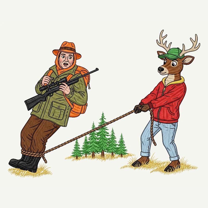 Waldschlepper-Duo: Jäger & Hirsch