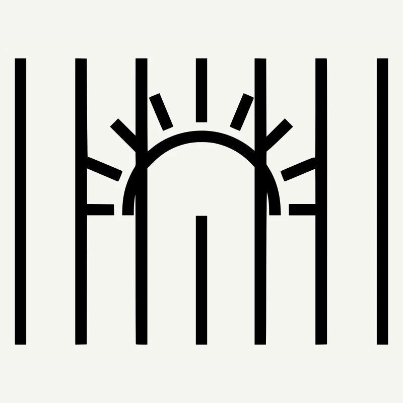 Sun Behind Bars Prison