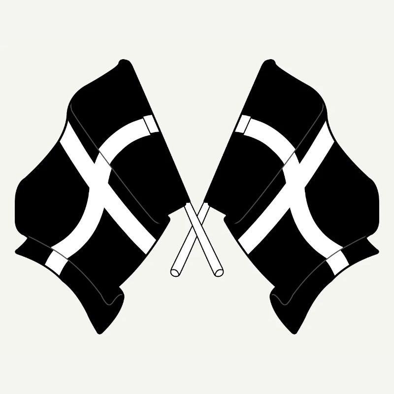 Drapeaux croisés de Cornouailles