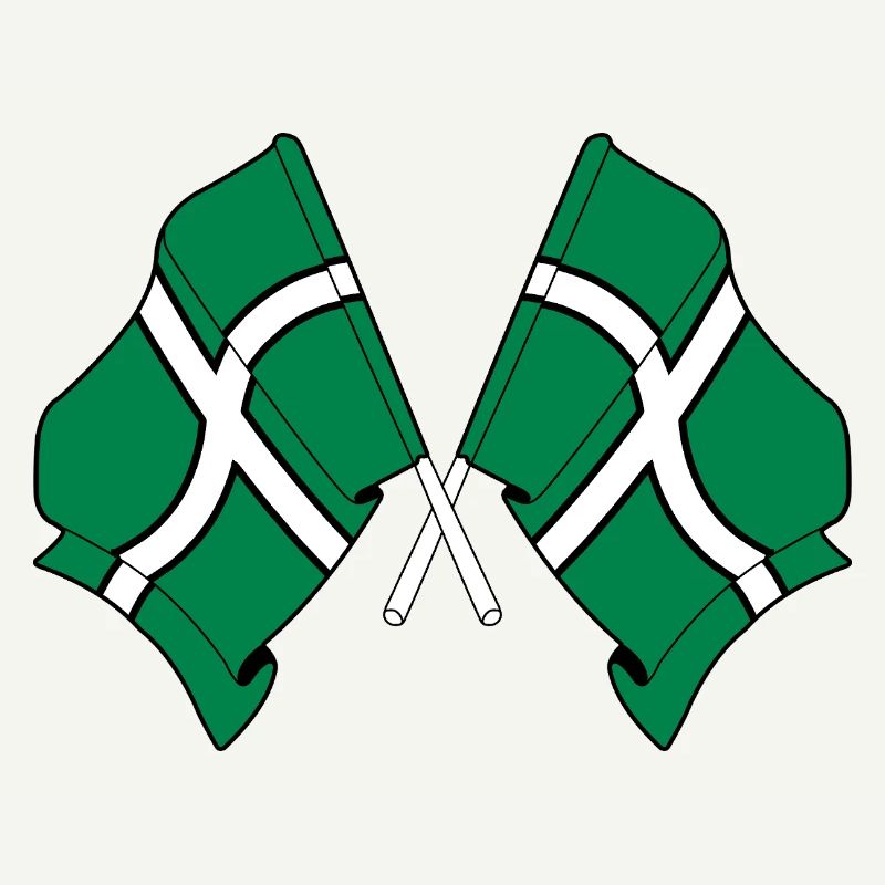 Drapeaux croisés du Devon