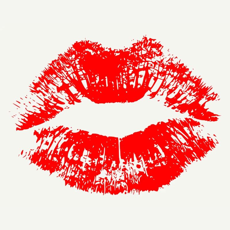 Kissable Lips Lipstick Lipprint Impression Lips