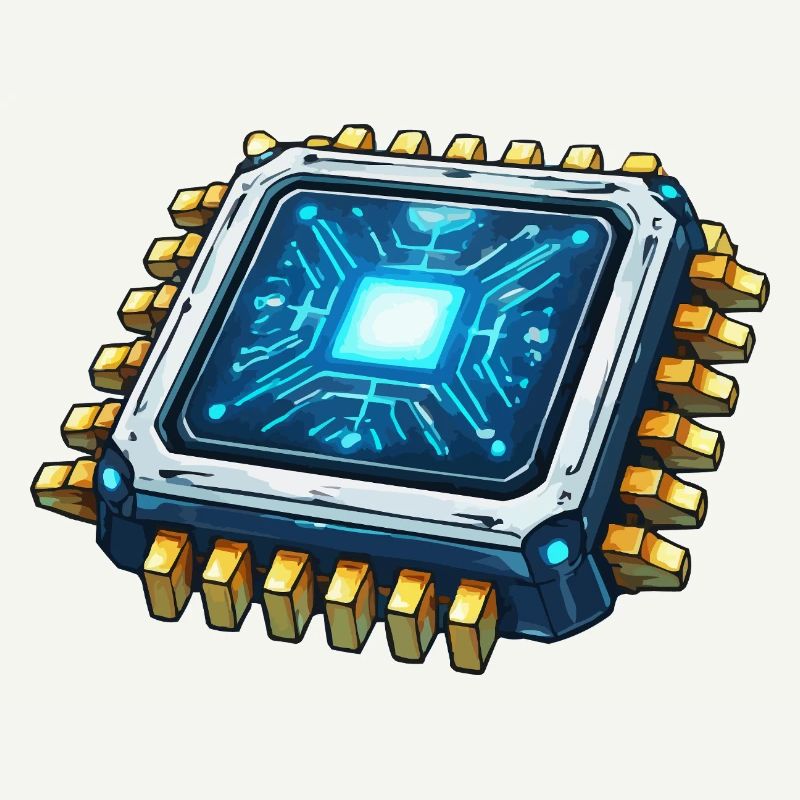 Luminous Microchip Digital Core