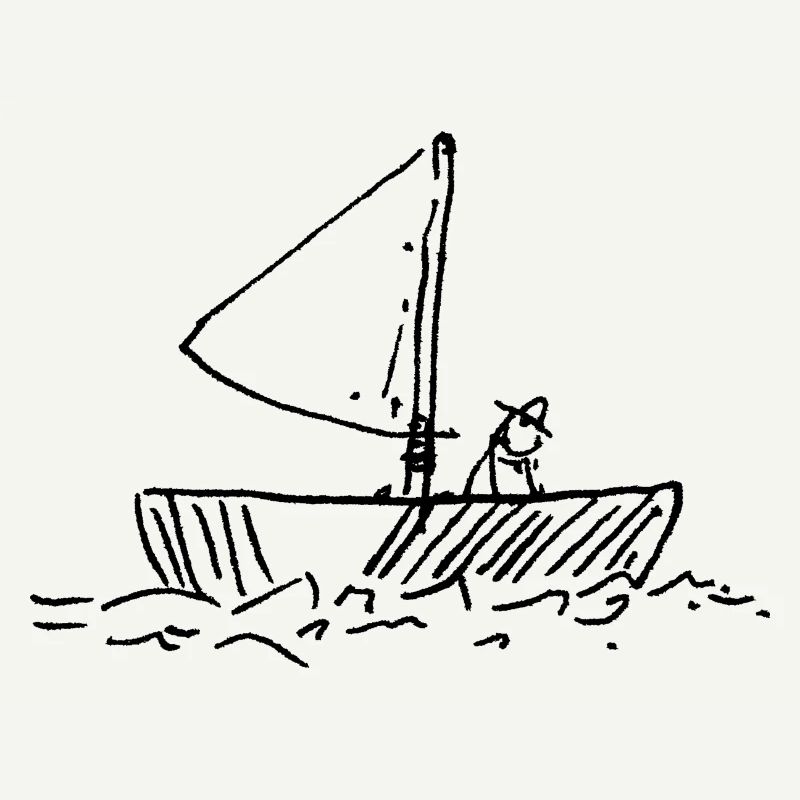 Fischer im Boot