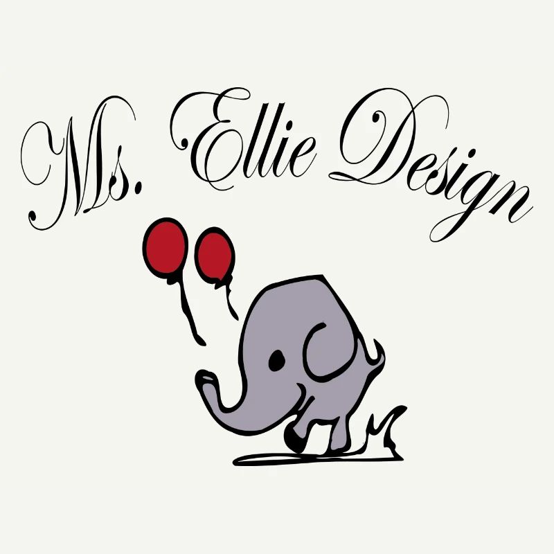 Dame éléphant avec ballons