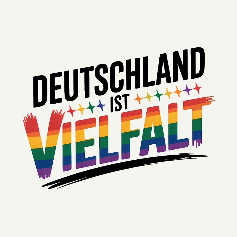 Germany is Diversity - Cool Pride Logo