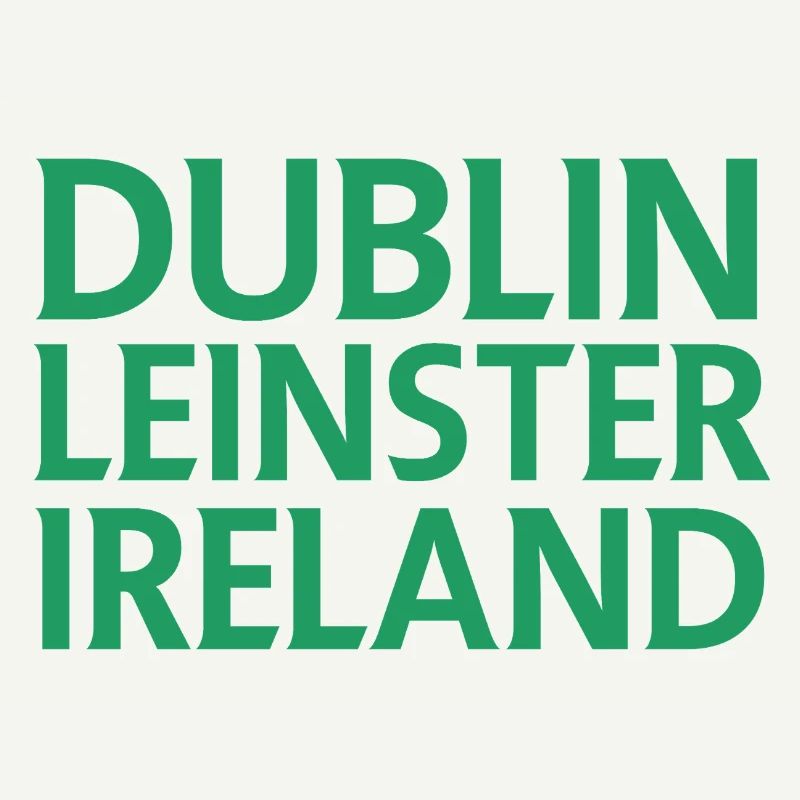 Dublin – Irlande Textdesign
