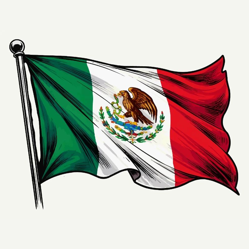 Drapeau du Mexique