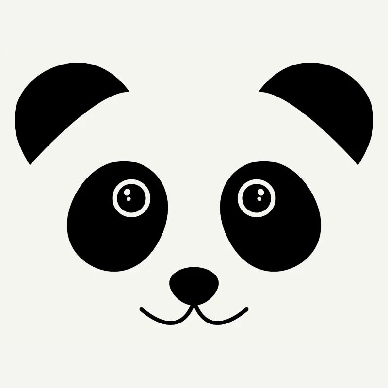 Visage de panda