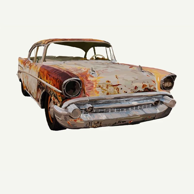 rusty car