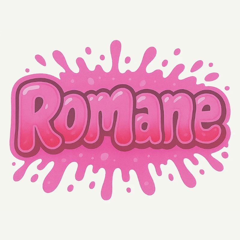 Graffiti Romane Name Gift Ideal Printable su