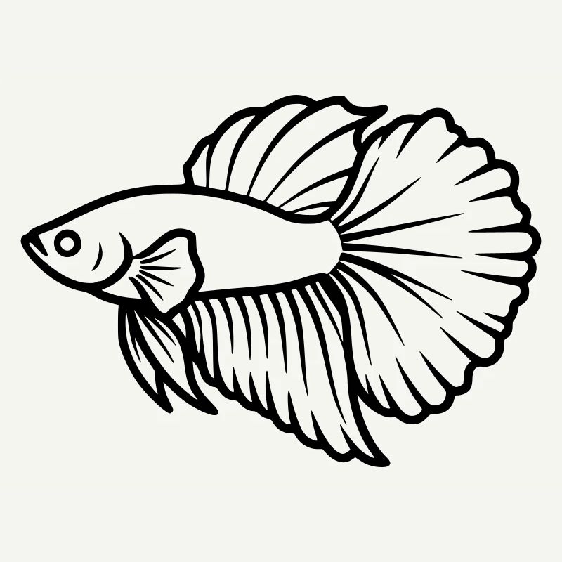 Kampffisch Betta Splendens Aquarium