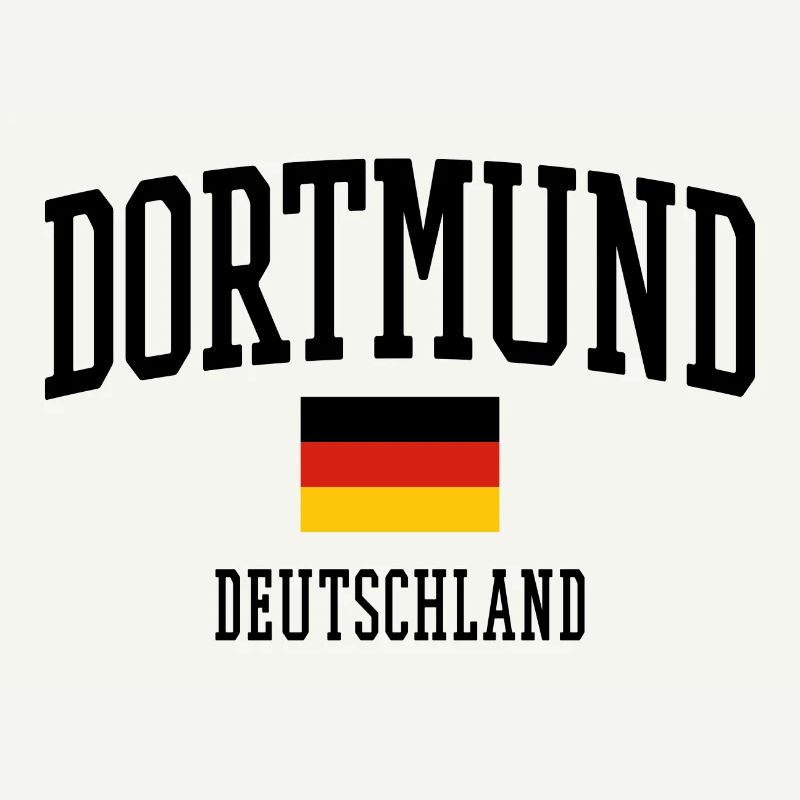 Conception du drapeau de Dortmund Allemagne