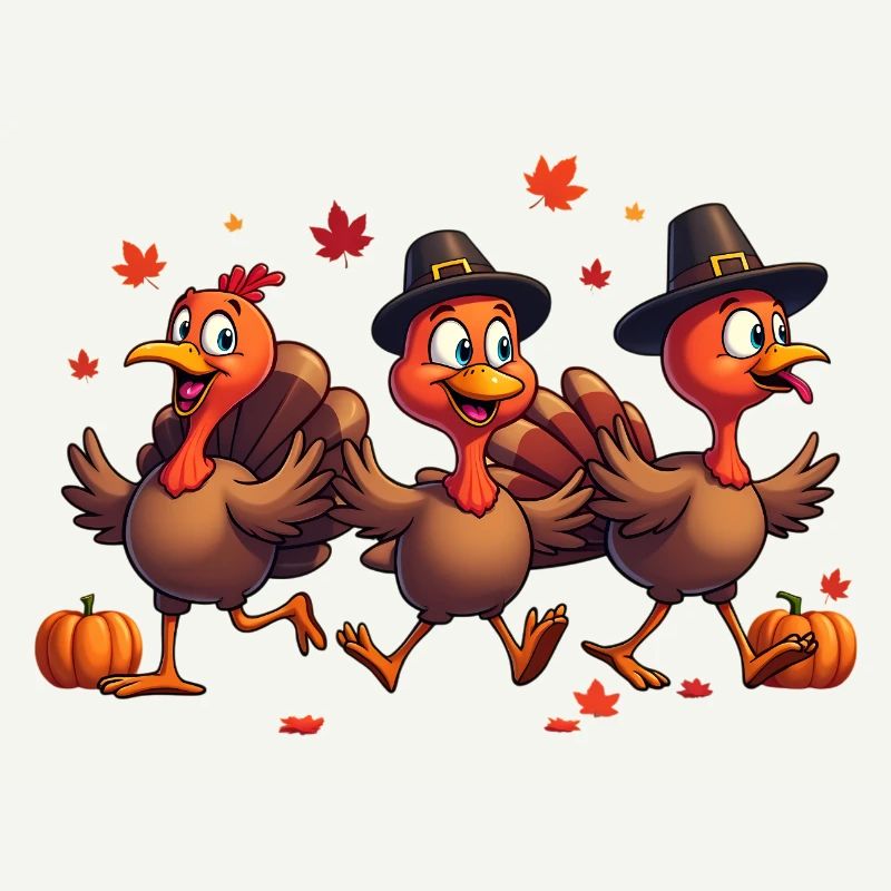 Bébé dinde de Thanksgiving