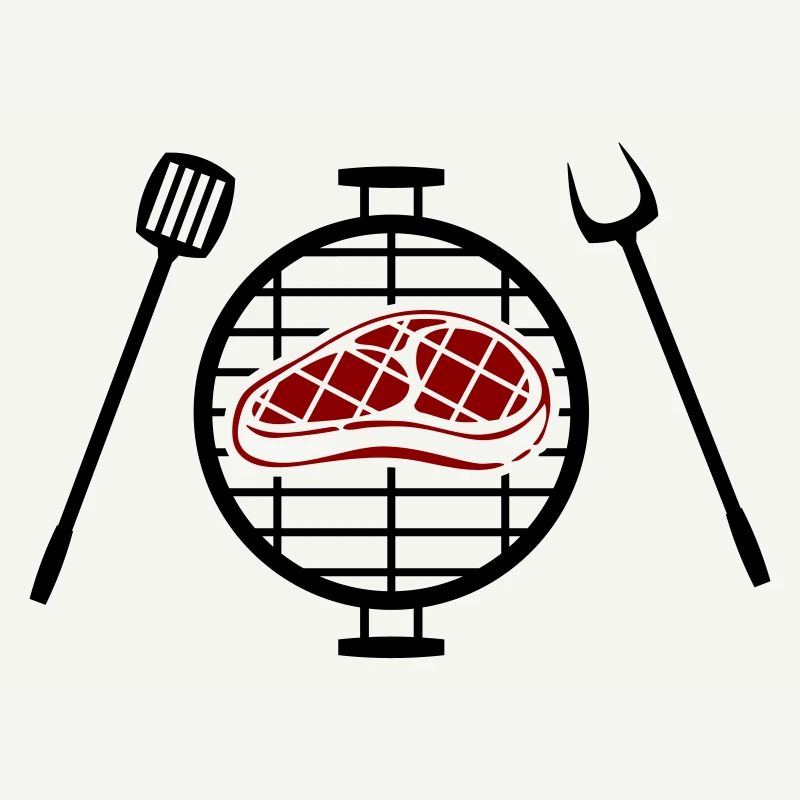 Red steak pattern print