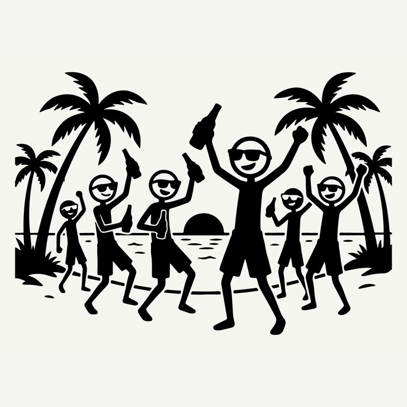 Fête de fin d’année à la plage