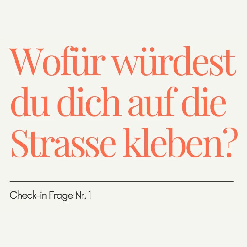 Check-in Question No. 1