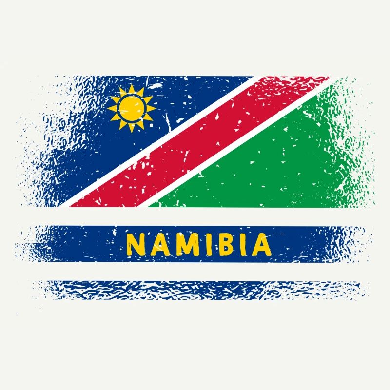 Namibia Flaggen Design
