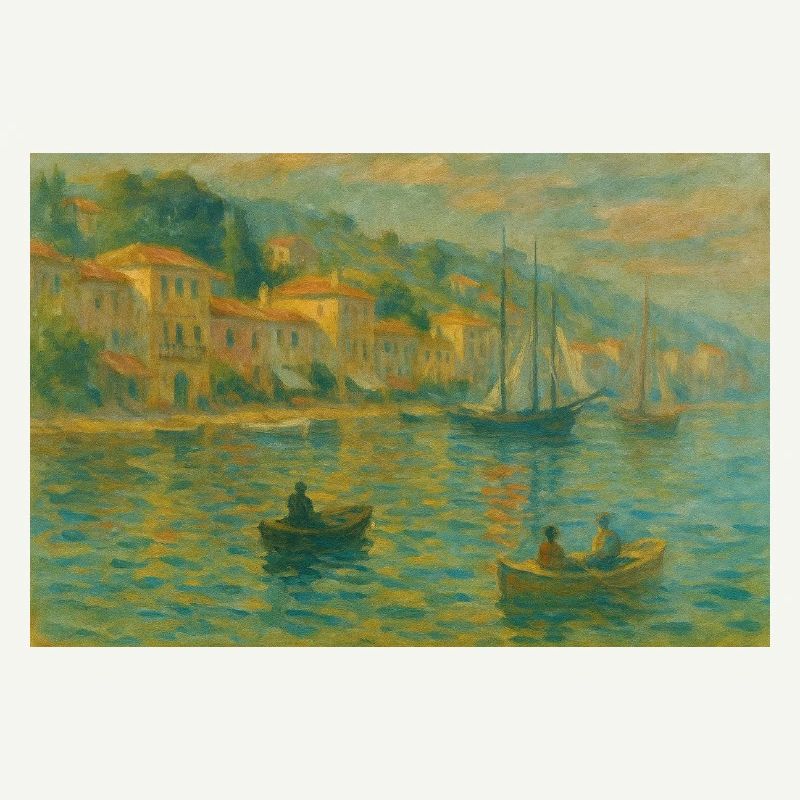 Harbour impression evening light