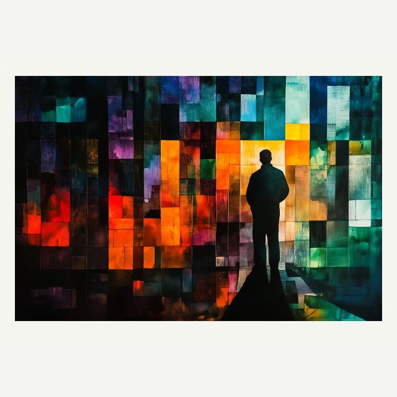Color Mosaic Shadow Path