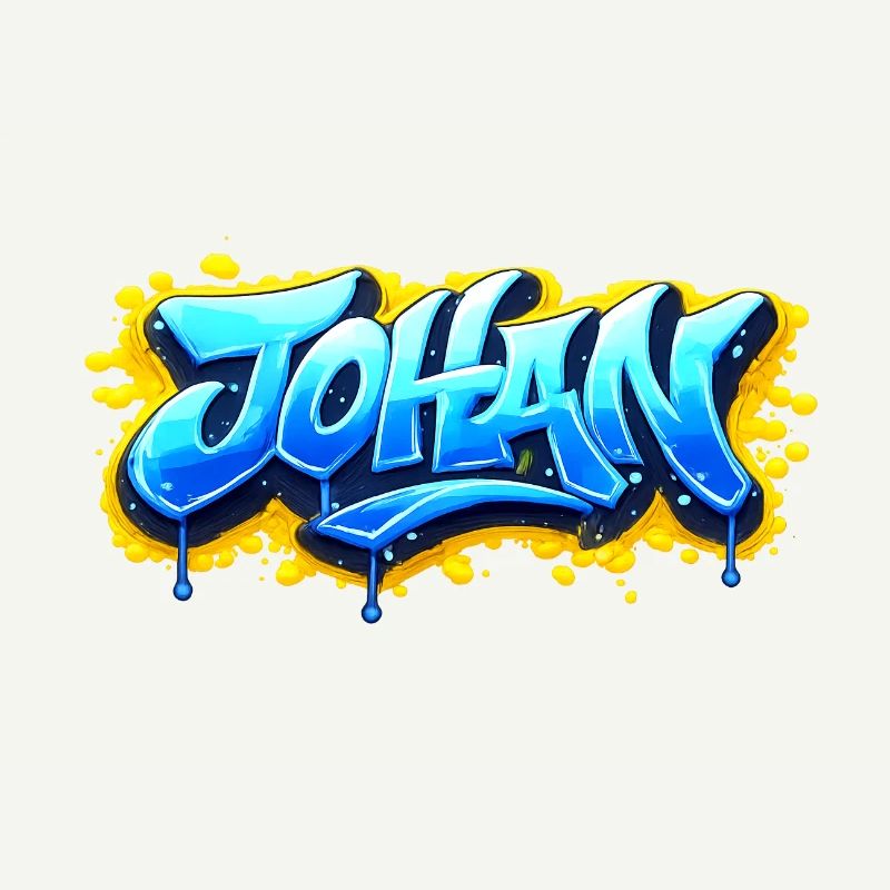 GRAFFITI NAME JOHAN FOR  PERFECT GIFT PRINTABLE 