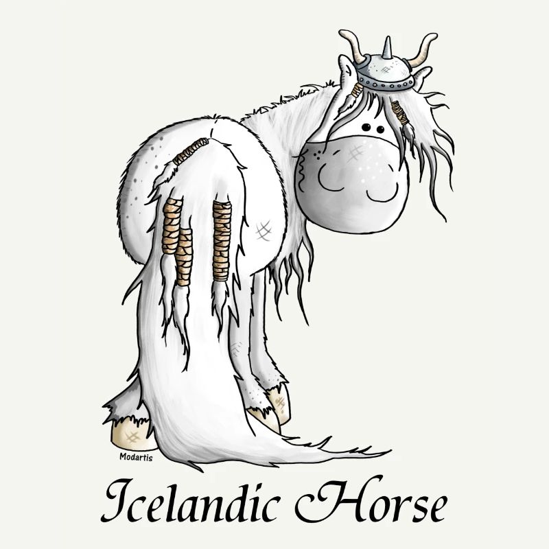 Wilder Wikinger Isländer - Pferd