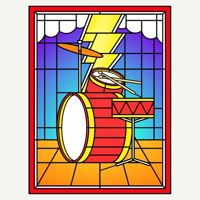 Vitrail Drum Set