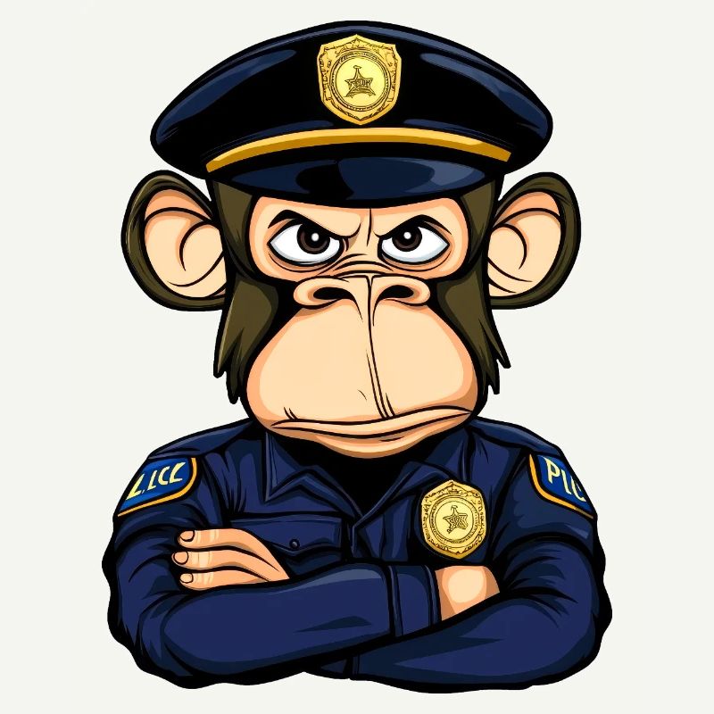 Polizei Affe