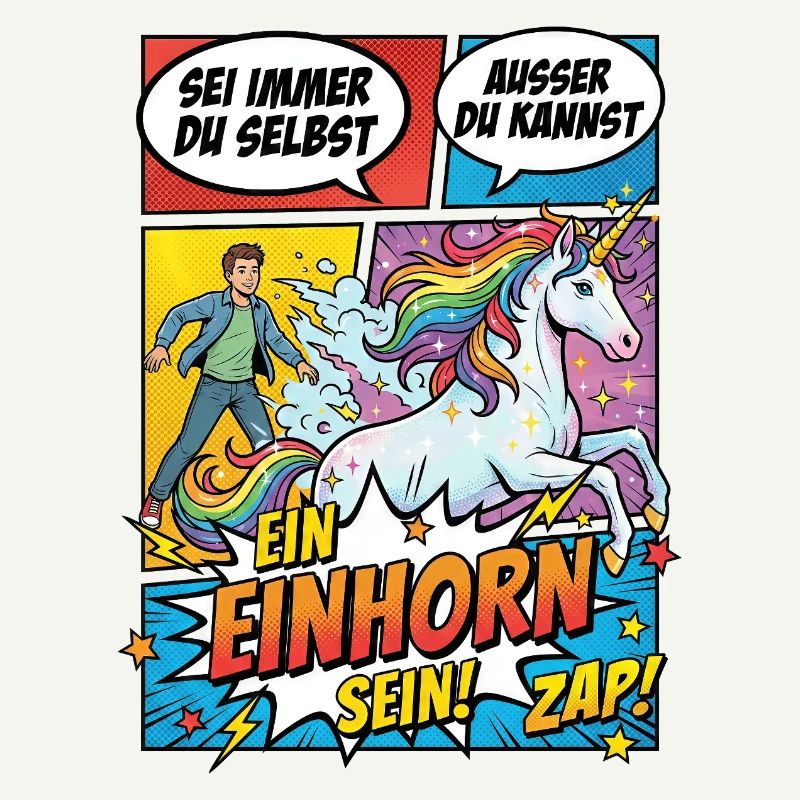 Unicorn power in pop comics