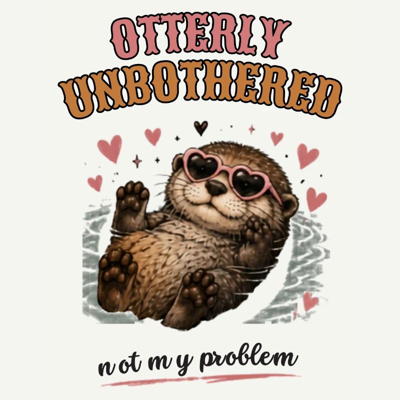 Otterly Unbothered Not My Problem