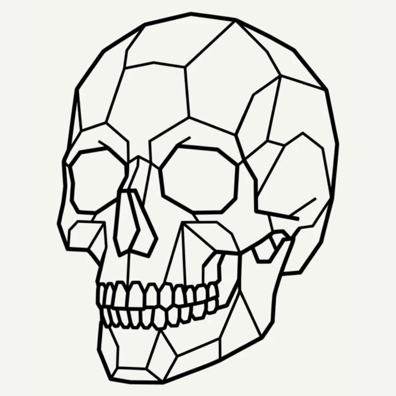 Geometric Skull