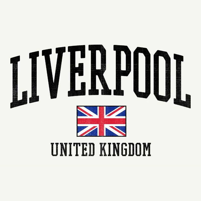 Style du drapeau de Liverpool UK