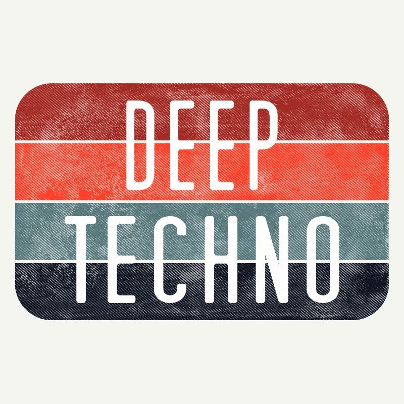 Deep Techno Gradient Stripes