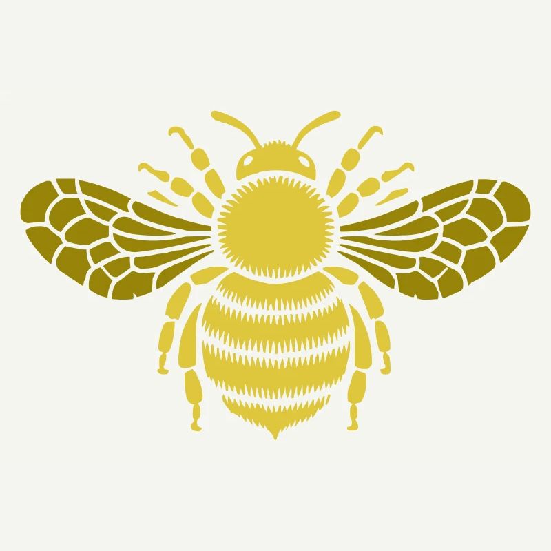 Golden Bee Pattern
