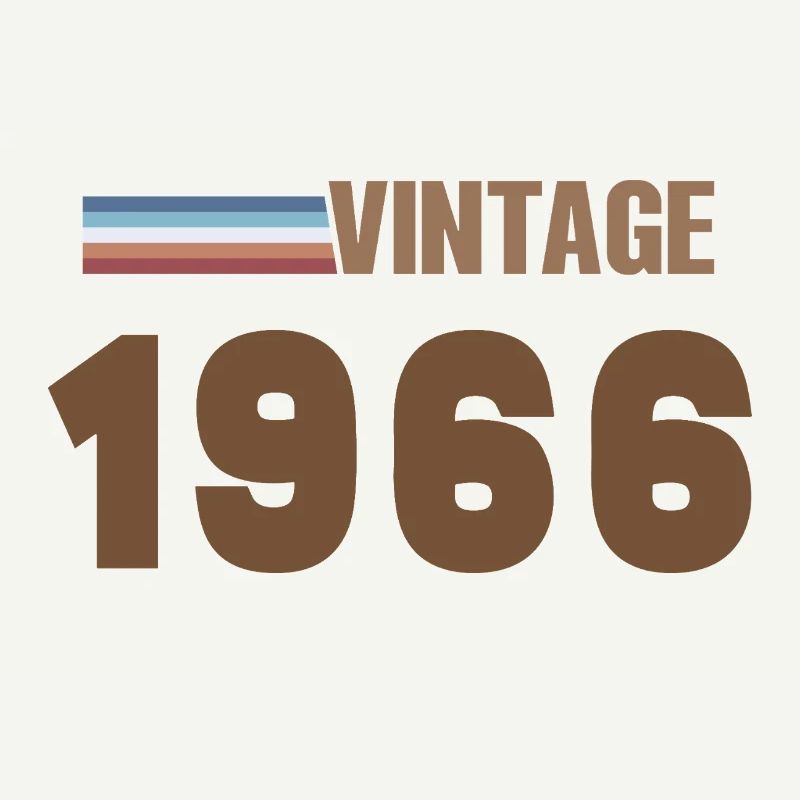 T-Shirt 60 Ans 1966 Script Manuscrit