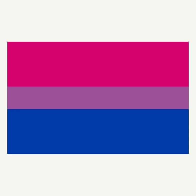 sticker bisexual pride flag Aufkleber gift idea