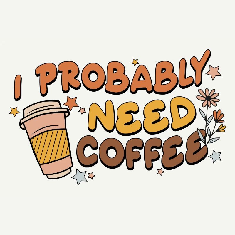 Ich brauche wahrscheinlich Kaffee